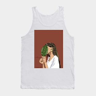 woman with leaf / Tank Top